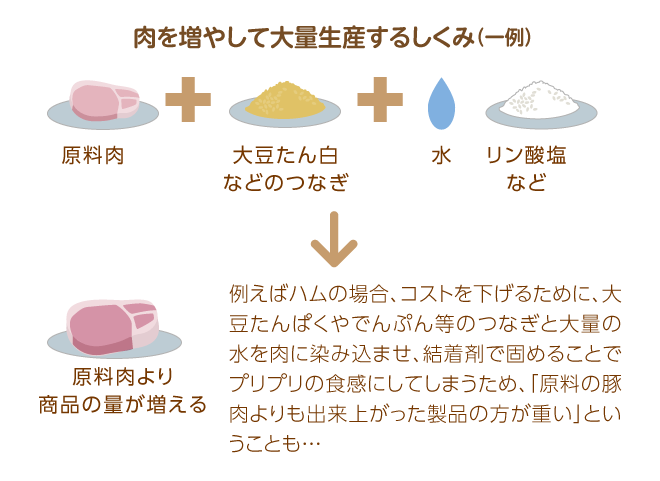 肉を増やして大量生産するしくみ